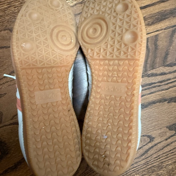 Adidas Samba White with Coral Stripes - Picture 7 of 8